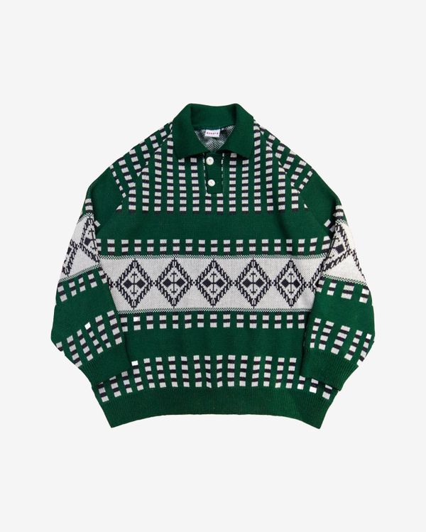 Свитер Пацанский зеленый - фото 1