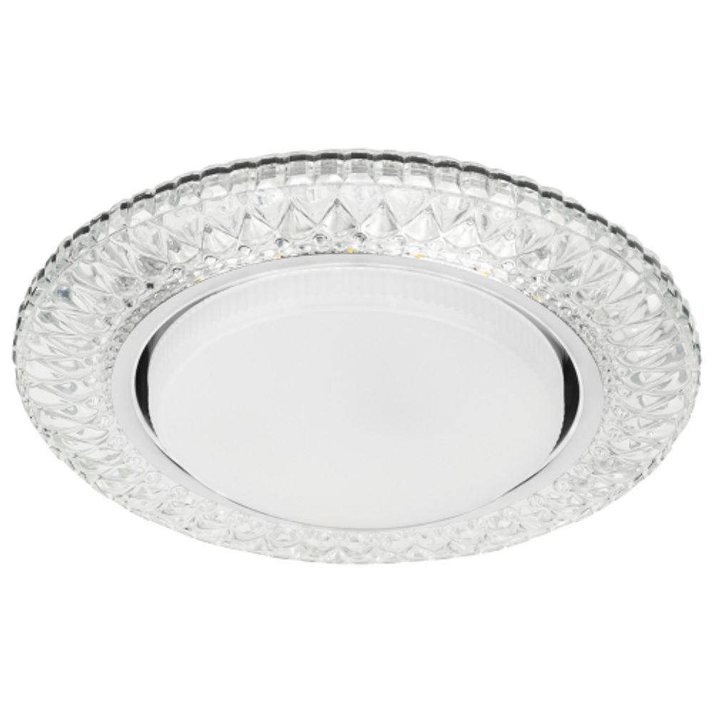 Светильник встраиваемый cо светодиодной подсветкой ЭРА DK LD23 SL/WH под лампу GX53 прозрачный | Встраиваемые LED светильники