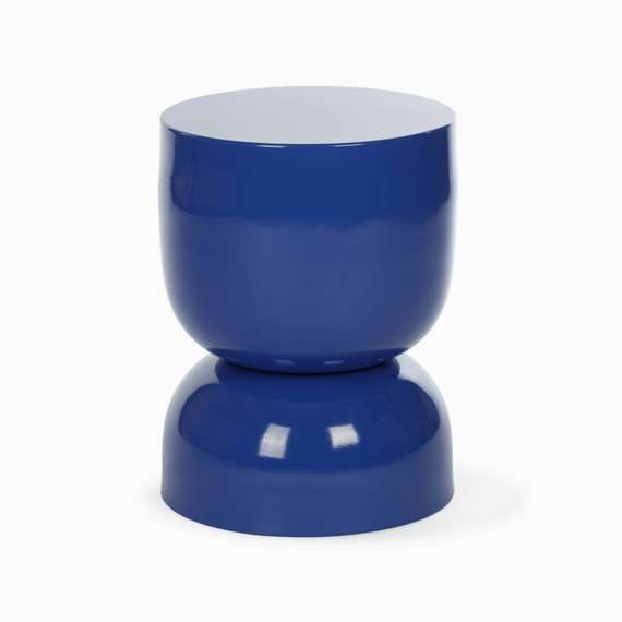 Кофейный столик Prosper Ø32х42, синий глянец