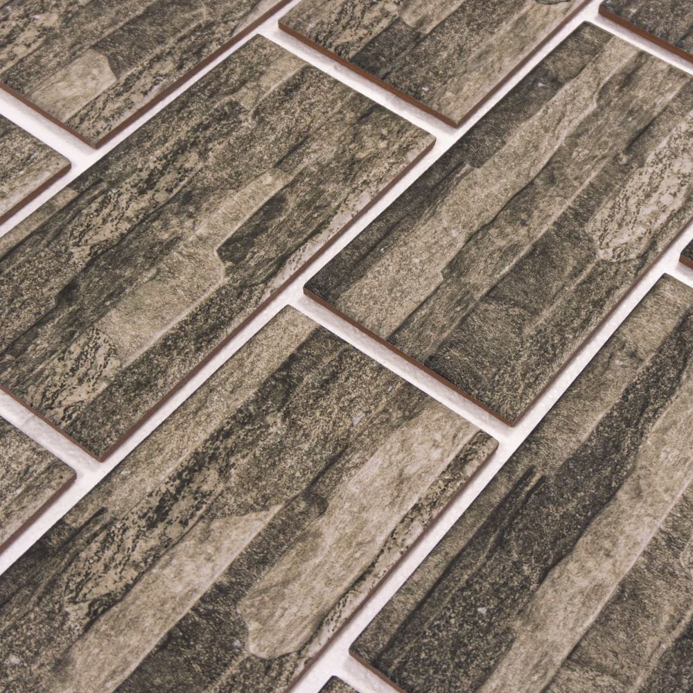 Beryoza Ceramica, Old Town Графит, 246x120x9 - клинкерная фасадная плитка