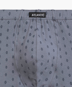 Мужские трусы шорты Atlantic, набор из 3 шт., хлопок, темно-синие + серые + темно-голубые, 3MH-195