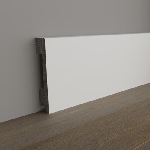 Плинтус напольный DPM Stella Амальф 60 Белый 60х11х2000 мм (упак.30 шт.)