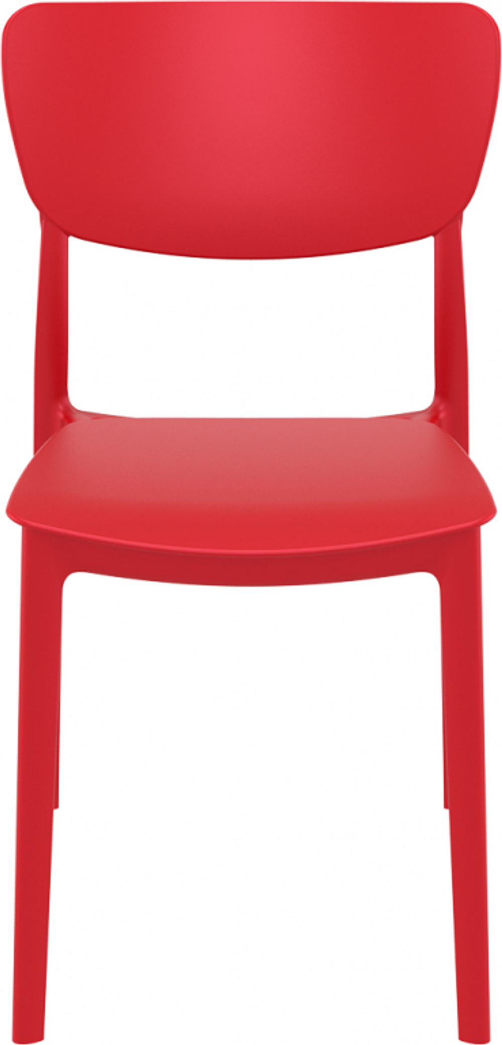 Стул пластиковый Siesta Contract Monna, красный