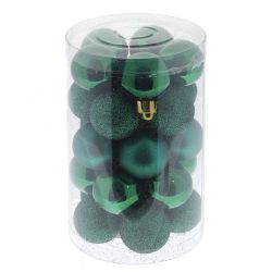 GAEM Набор из 25шт, Украшение новогоднее Шар "Нефритовый амулет", D 3 см, L8 W8 H14 см