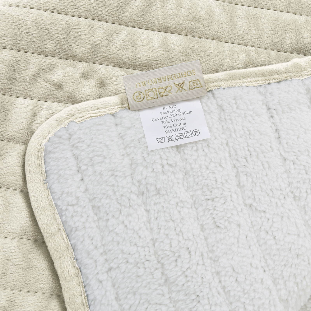 Плед 220х240 Sofi De MarkO Либерти молоко