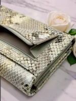 Компактный кошелек из натуральной кожи бордо-красный