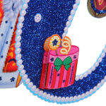 Гирлянда бумажная Новогодняя 2,6 м «Дружная компания»