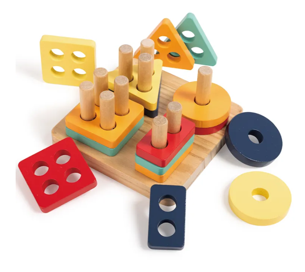 Детская головоломка "Играем вместе" Танграм и Сортер