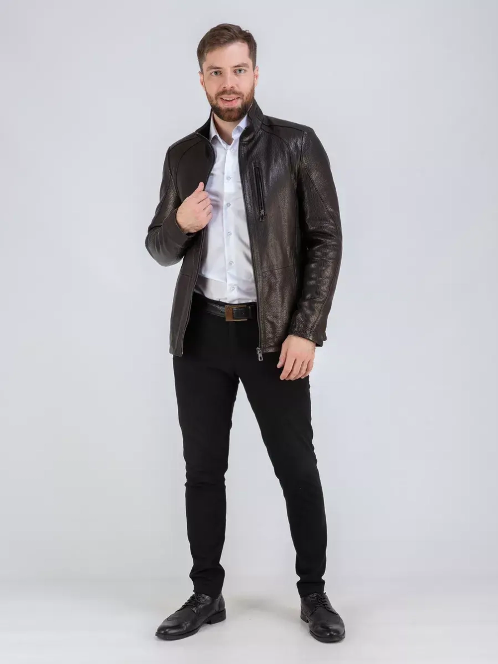 Куртка кожаная демисезонная Турция