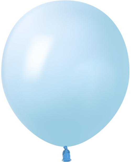 Шар (18''/46 см) Макарунс, Нежно-голубой, 5 шт.