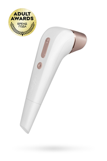Вакуум-волновой бесконтактный стимулятор клитора Satisfyer Number Two, ABS пластик, белый, 17 см