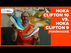 Кроссовки для бега мужские Hoka Clifton 10 Сине-оранжевые