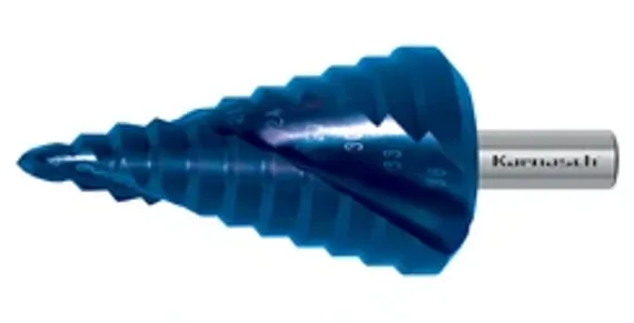 Набор ступенчатых сверл cо спиралью (3 зубца) Karnasch, арт. 21.3008