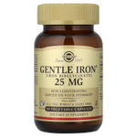 Solgar, Gentle Iron®, добавка с железом, 25 мг, 90 растительных капсул
