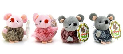 Мягкая игрушка Мышь 8см., пакет