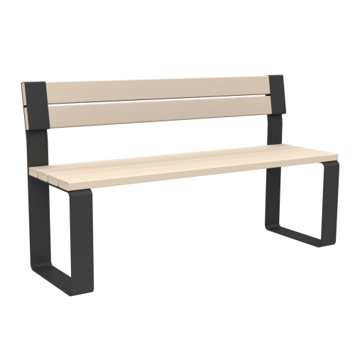 Скамья парковая PO-1500, 1500*505*866 мм.