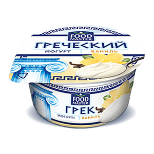 Йогурт FoodMaster греческий ваниль 7,0% 130 г