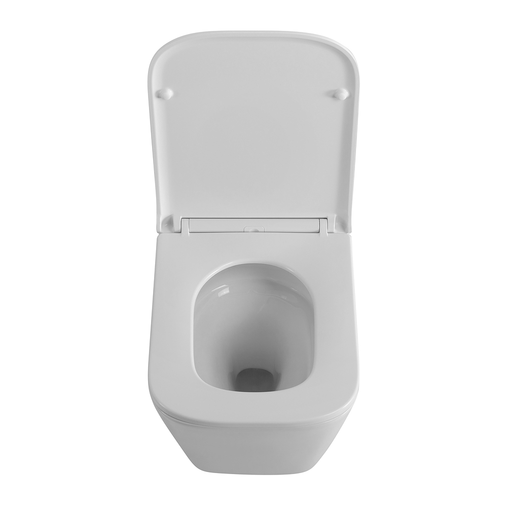 Унитаз подвесной безободковый с сиденьем и смывом TORNADO BelBagno ARDENTE-TOR BB520CH-TOR