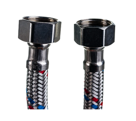 Подводка для воды TР-сантехника нержавеющая сталь, 60 см, в/в 26559