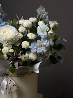 Цветы в коробке «Цветочная шкатулка»