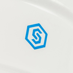 STOUT Элемент дымохода  горизонтальный Ø80  п/м с патрубком для отвода конденсата, лого