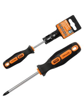 Отвертка крестовая двухкомпонентная, CR-V тип PH1x75, серия "Алмаз" TDM