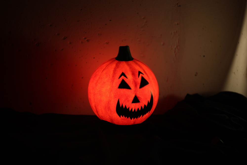 Светильник - Тыква на Хэллоуин (20 см)
