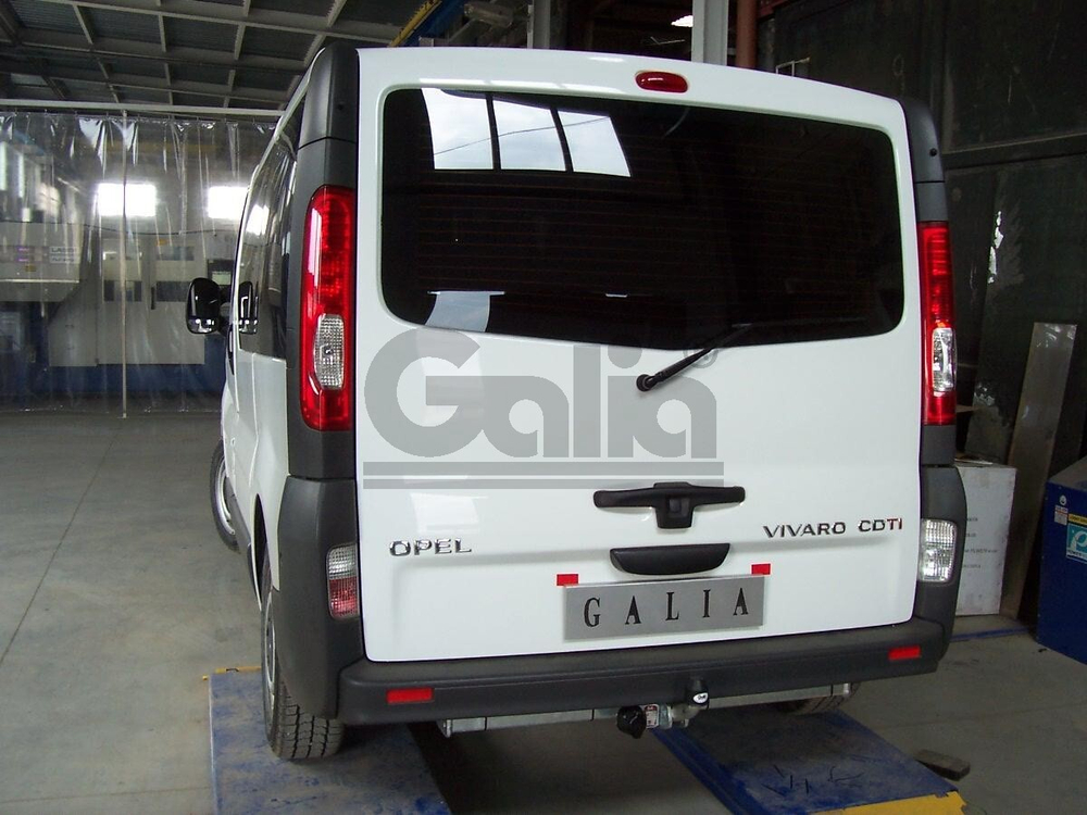 Оцинкованный фаркоп на Nissan Primastar 2002-2014, Opel Vivaro 2002-2014, Renault Trafic 2002-2014 (без электрики), Galia N048C