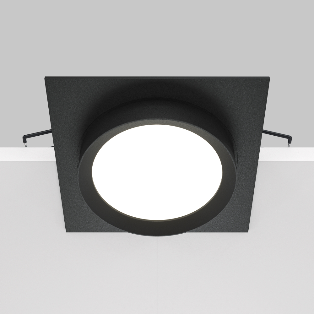 Встраиваемый светильник Maytoni Hoop DL086-GX53-SQ-B