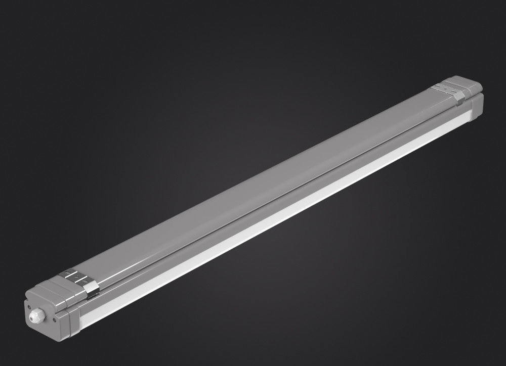 Светильник LED ДСП Айсберг ll 54Вт 4000К 6150Лм опал IP65 1100х85х70мм DARKLUM