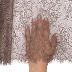 Кружево реснички кофе (24*290 см)