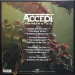 Accept / Too Mean To Die (2LP)
