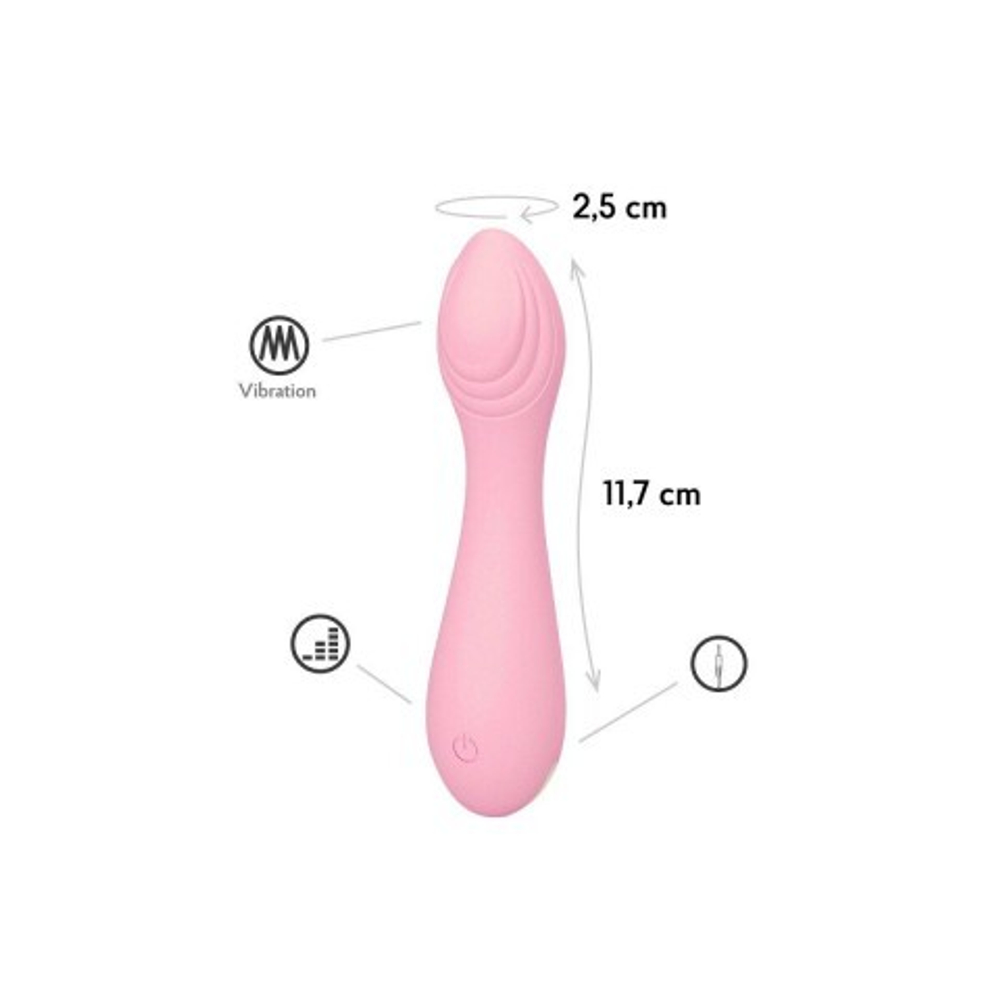 Мини вибратор Mephona, цвет Розовый (SOLAR)