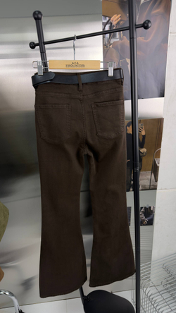 Брюки джинсовые женские арт.: 73056-7 цвет "шоколад"