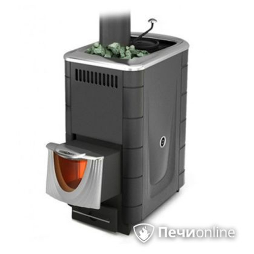 Печь для бани TMF Скоропарка 2017 Inox ДНC Б, антрацит