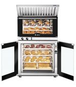 21000009279 Абат Конвекционная печь КЭП-4, 4 уровня, 400х600 мм, нерж. камера, нерж. корпус, эл/механика, пароувлажнение, реверс, без противней