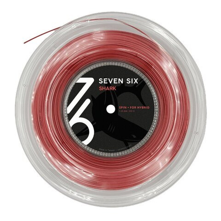Струны для тенниса SEVENSIX SHARK RED В нарезке (1 натяжка) 11 м