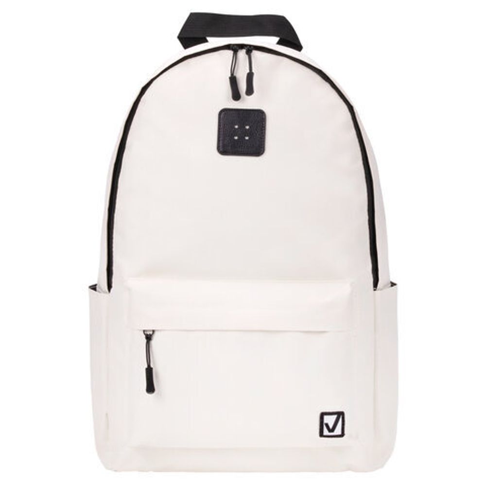 Рюкзак BRAUBERG POSITIVE универсальный, потайной карман, "Beige", 42х28х14 см, 270776