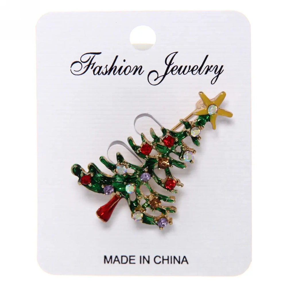 Брошь «Рождественское чудо - Ёлочка», 4,5*3см