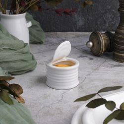 Соусник 40 мл d 4,8 см h3,3 см "Консервная банка" круглый белый фарфор P.L. Proff Cuisine [6]