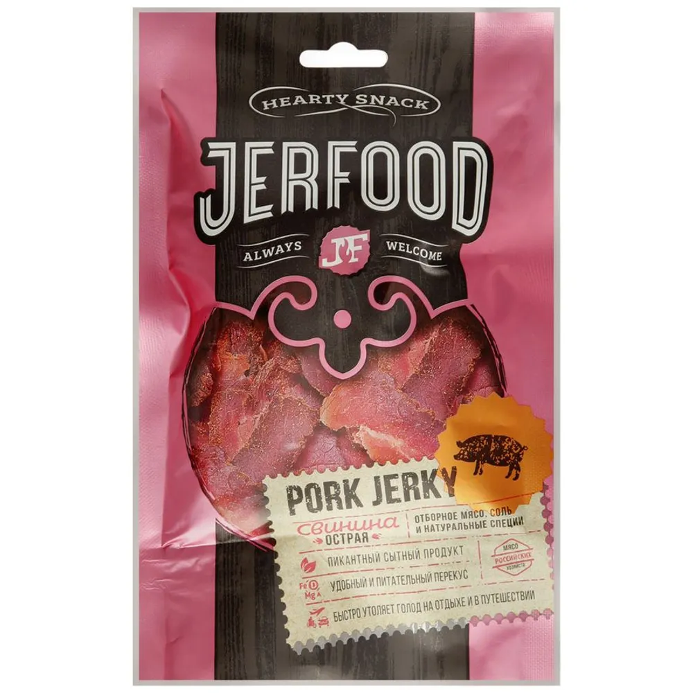 Мясо сушеное "JERKY" 30г мал.