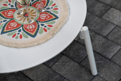 "Тоскана" лаунж-зона из искусственного ротанга, цвет соломенный