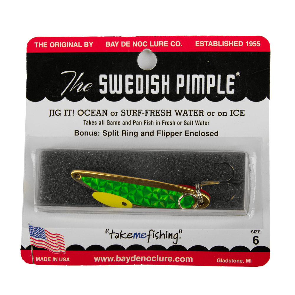 Блесна Bay de Noc Swedish Pimple #6 (57мм, 14гр)