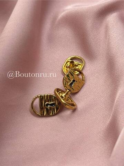 Шляпки под установочные кнопки Скиапар. замок золото