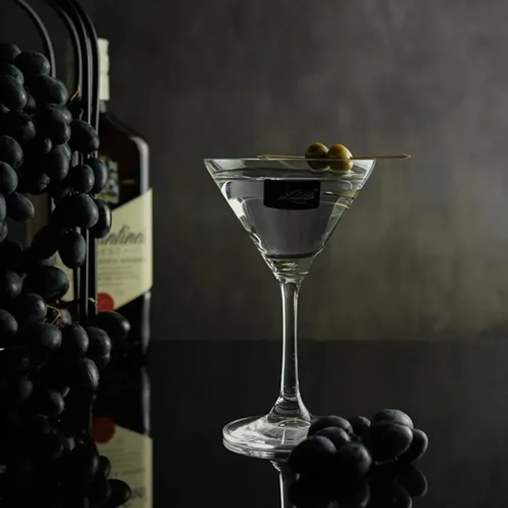 Рюмка коктейльная 135 мл Мартини хр. стекло Bistro "Edelita" d 9,5 см h15 см P.L. - BarWare [6]