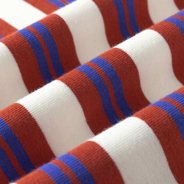 Футболка Nineties красная / бежевая - фото 7