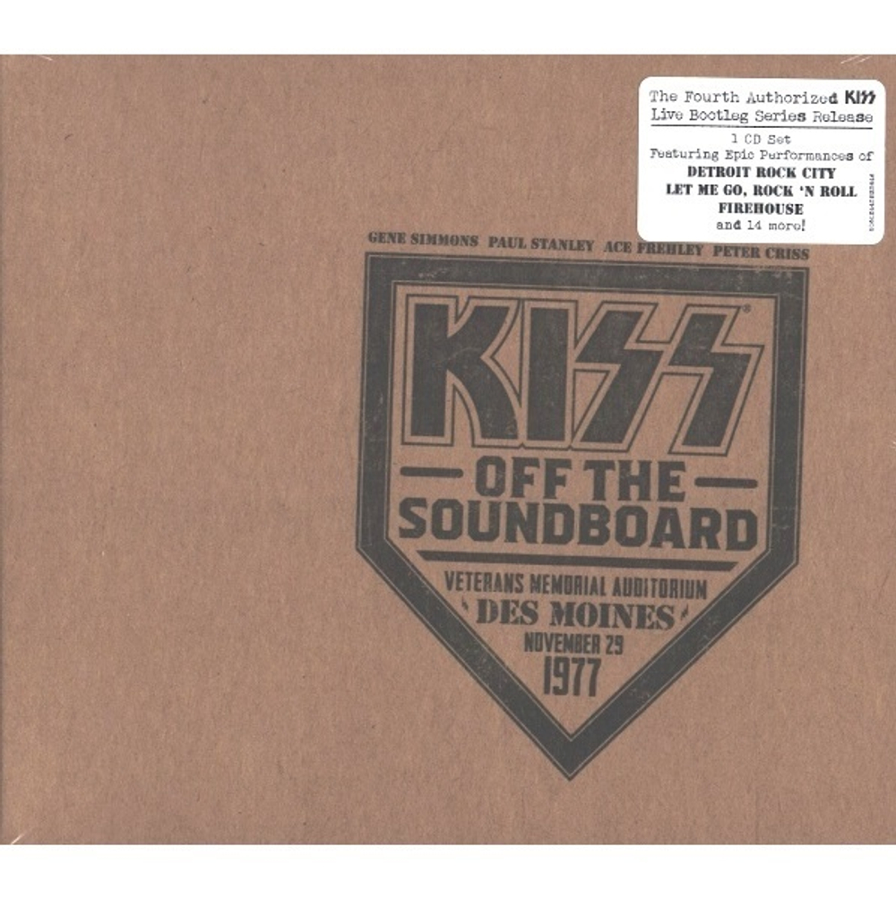 Kiss / Off The Soundboard - Live in Des Moines (CD)