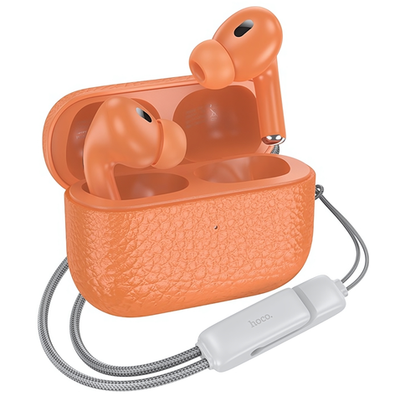 Bluetooth - гарнитура HOCO EQ9, TWS вакуумные, BT5.3, 40/300mAh Brown