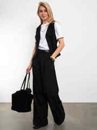 Брюки палаццо Basic (черный)