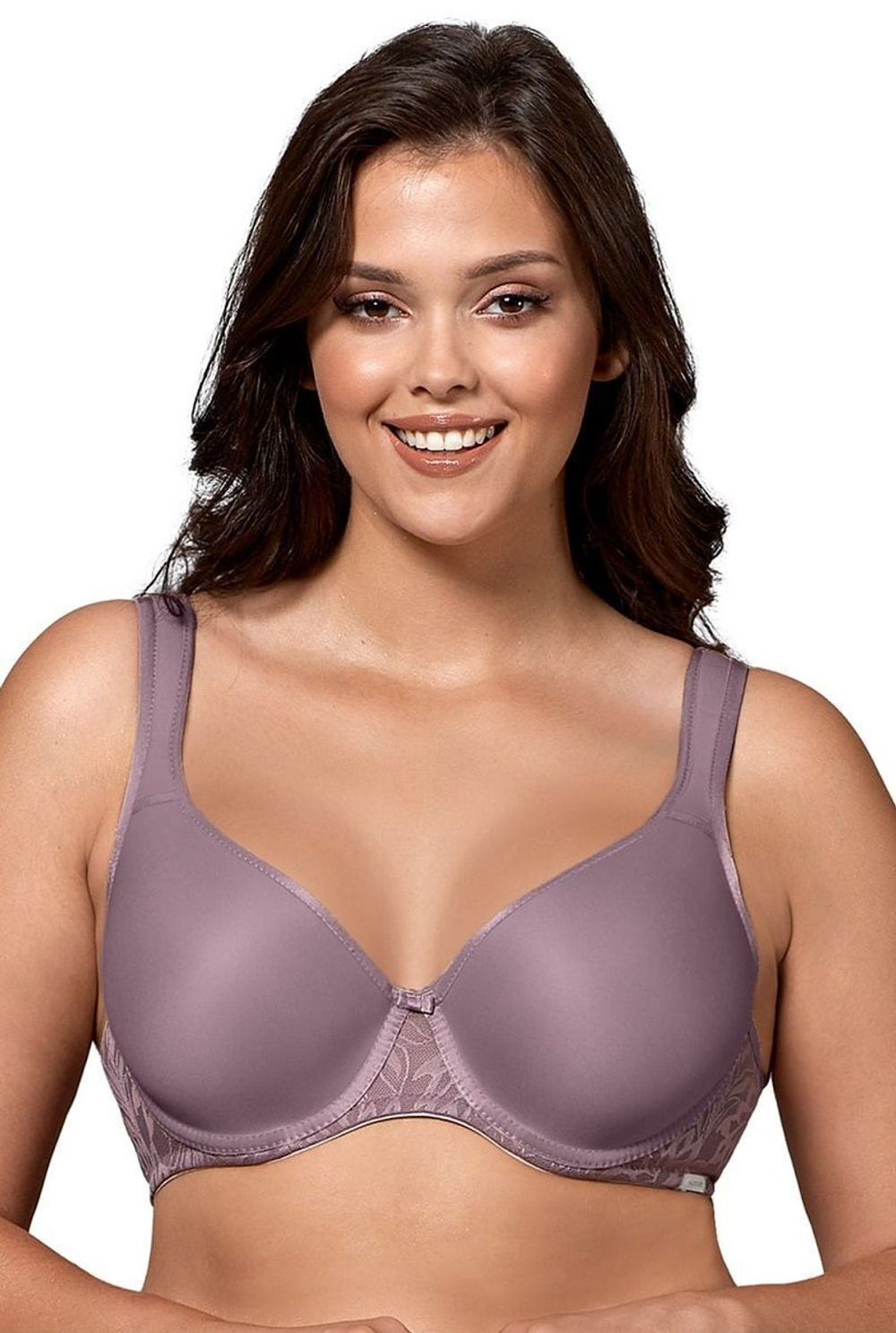Бюстгальтер Marietta с чашками из гибридной пены (Размер: 65F) (Цвет: сиреневый)